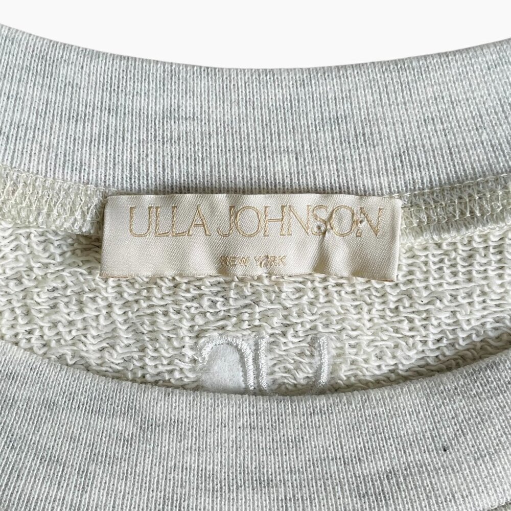 Ulla Johnson Ainsley Cream Pullover Sweatshirt Size P XS - Picture 7 of 8